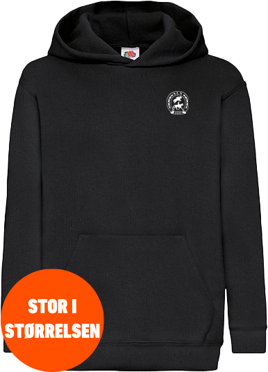 Fruit of the loom - Als Hoodie Børn - Sort