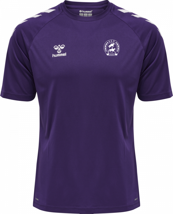 Hummel - Als Training T-Shirt Men - Acai & wit