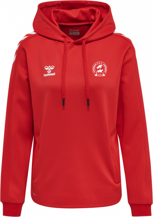 Hummel - Als Hoodie Women - True Red & wit