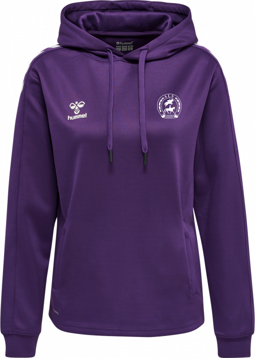 Hummel - Als Hoodie Women - Purple Reign & biały